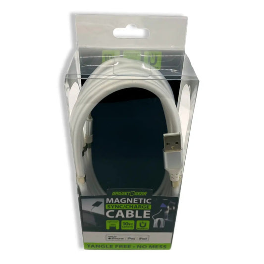 WHOLESALE 10FT MAGNETIC USB-TO-LIGHTNING CABLE 6 PIECES PER PACK 23007MN WHOLESALE