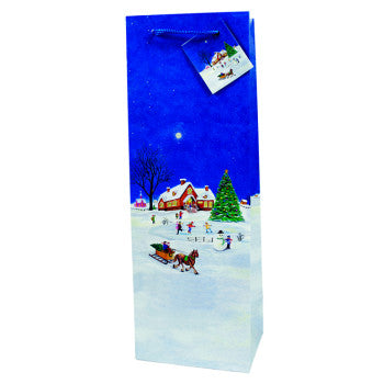 Premium Assorted Christmas Wine Gift Bag Collection