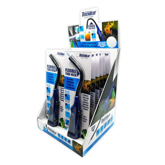 Utility Torch Flexible Head Lighter with Bottle Opener - 12 Pieces Per Retail Ready Display 21789 WHOLESALE