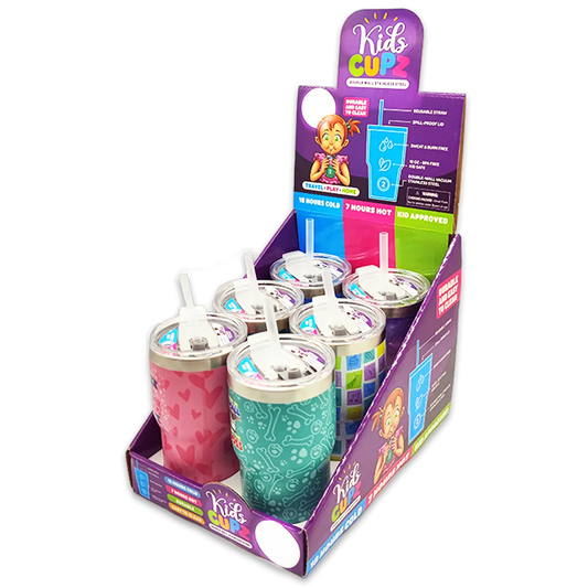 12 oz Insulated Kids Cup - 6 Pieces Per Retail Ready Display 24716 KIPP BROTHERS