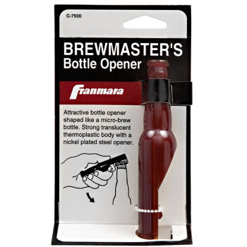 Brewmaster Bottle Opener- Amber (24 per Pack)