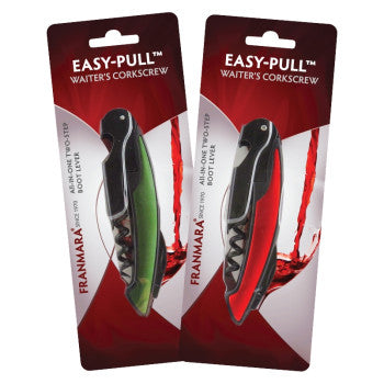 Easy-Pull Professional Waiter’s Corkscrew Assorted Colors (24 per Pack)
