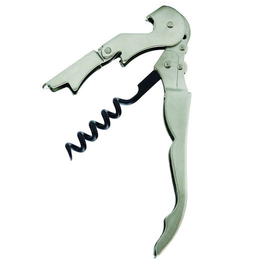 Double Hinged Stainless Steel Corkscrew with Wheel Cutter (36 Per Pack)