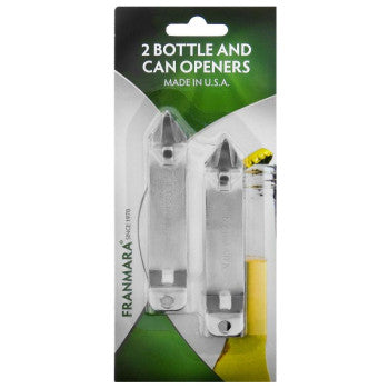 Steel Bottle Opener 2 Count (24 per Pack)