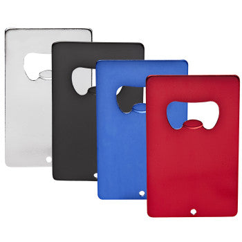 Credit Card Shaped Bottle Opener Assorted Colors (48 per Pack)