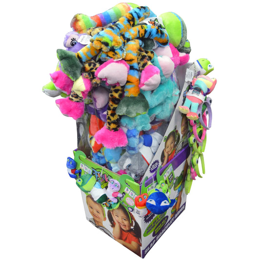 Plush Long Arm Frog Assortment Floor Display - 39 Pieces Per Retail Ready Display 88432 KIPP BROTHERS