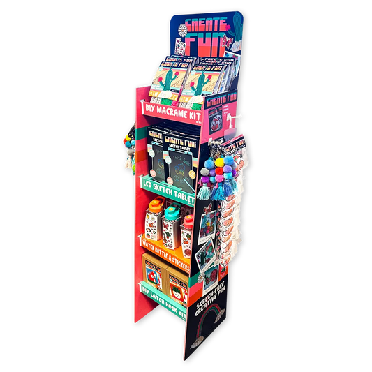Boho Inspired Create Fun Assorted Floor Display - 68 Pieces Per Retail Ready Display 88483 KIPP BROTHERS