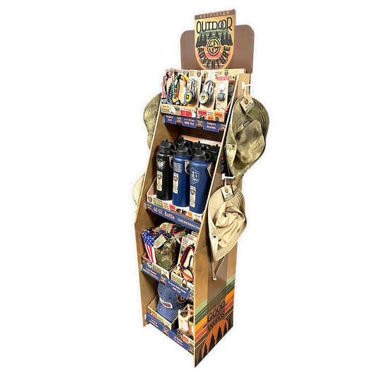 Outdoor Adventures Assortment Floor Display 56 Pieces Per Retail Ready Display 88531 NOVELTY INC