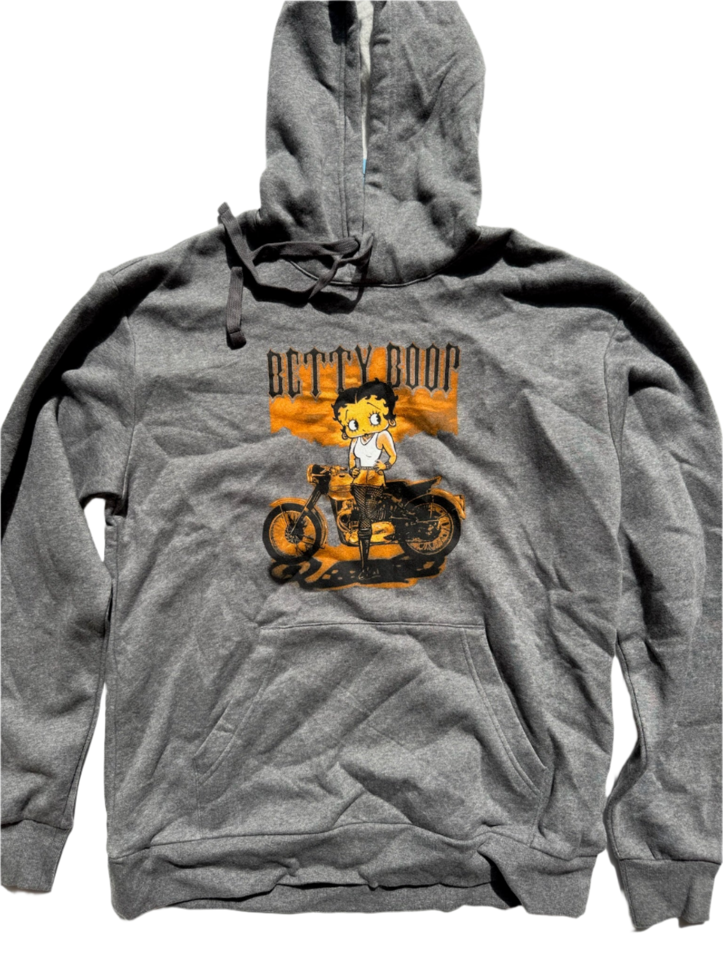 Biker Betty Boop Super Soft Hoodie Sweatshirt