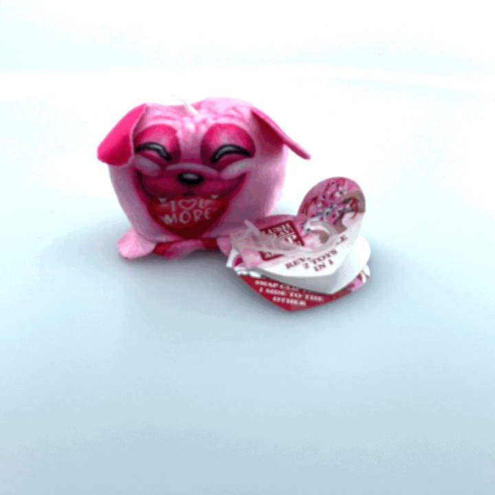 Valentine's Day Rose Plush Assortment Floor Display - 48 Pieces Per Retail Ready Display 88348 WHOLESALE