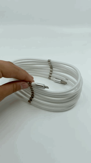 WHOLESALE 10FT MAGNETIC USB-TO-LIGHTNING CABLE 6 PIECES PER PACK 23007MN WHOLESALE